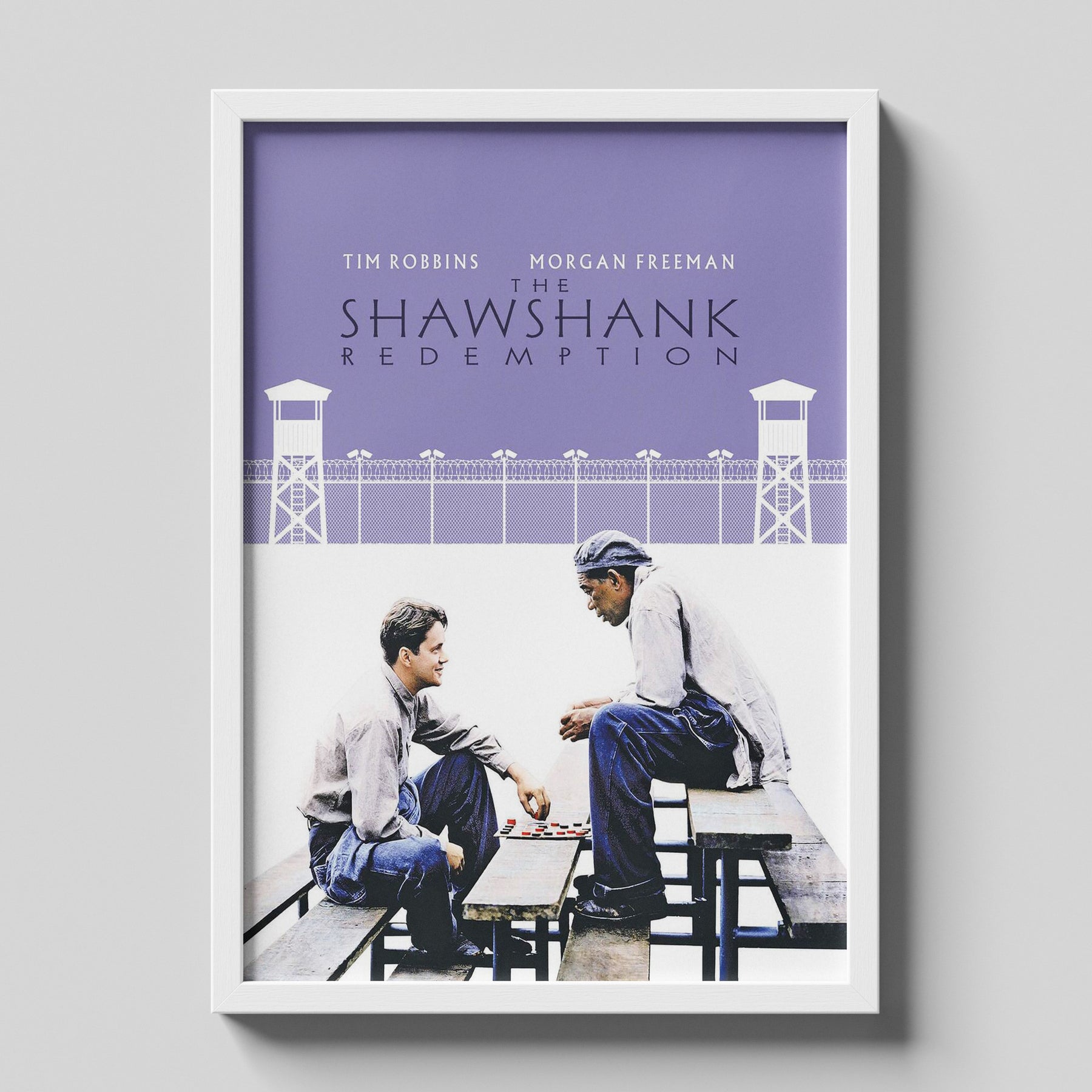 Shawshank Redemption Minimalist Friendship Movie Poster