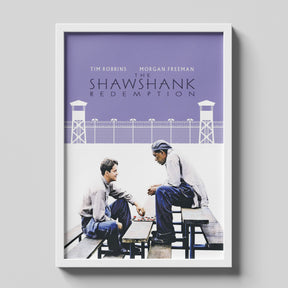Shawshank Redemption Minimalist Friendship Movie Poster