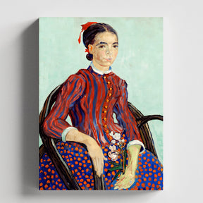 Grace Woven in Crimson and Cobalt