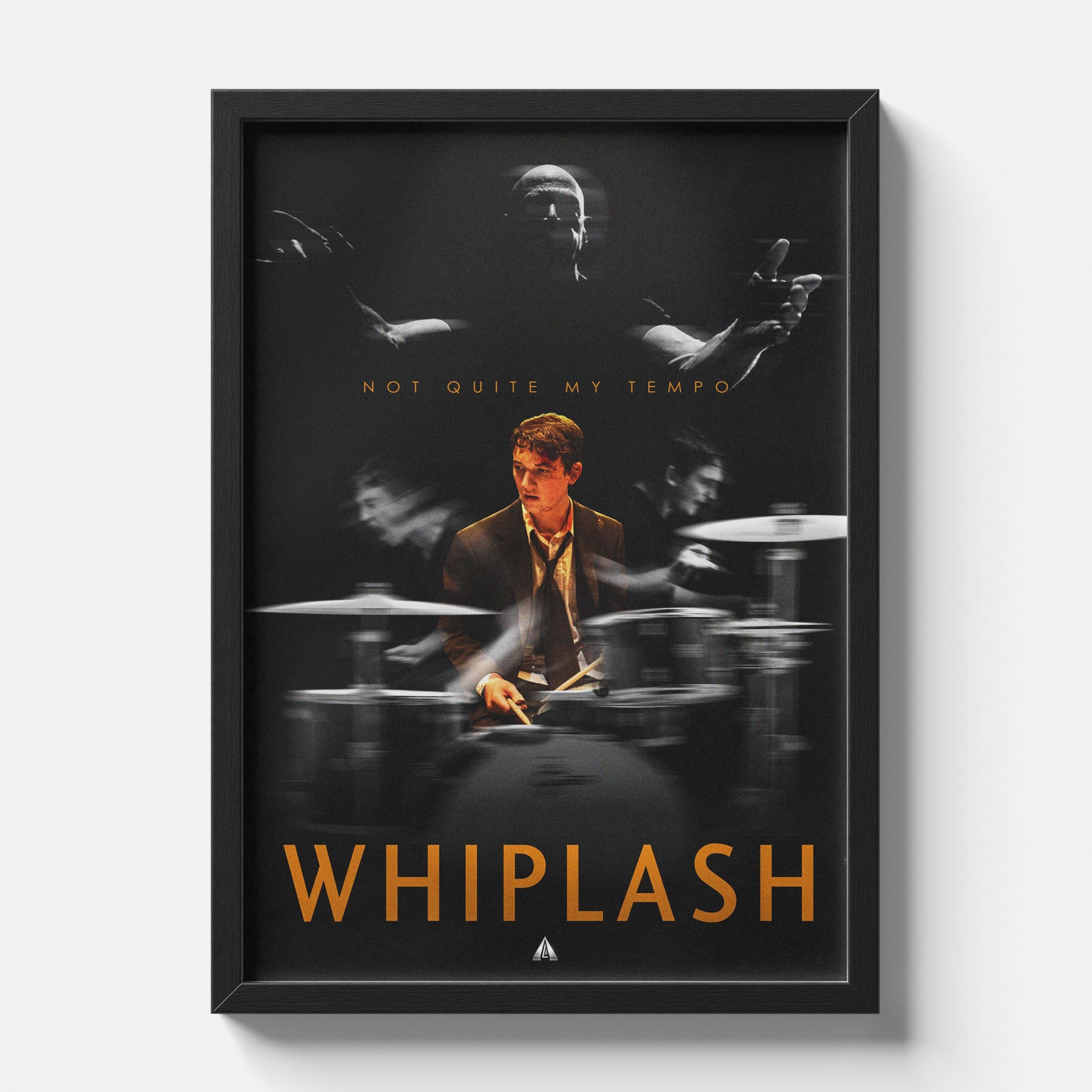 Whiplash Cinematic Drum Performance Poster – Intense Music Film Artwork