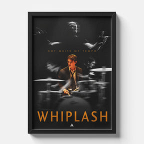 Whiplash Cinematic Drum Performance Poster – Intense Music Film Artwork