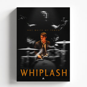 Whiplash Cinematic Drum Performance Poster – Intense Music Film Artwork