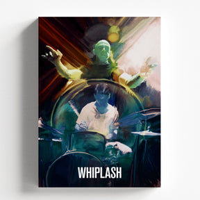 Whiplash Intense Jazz Drummer Cinematic Movie Art Poster